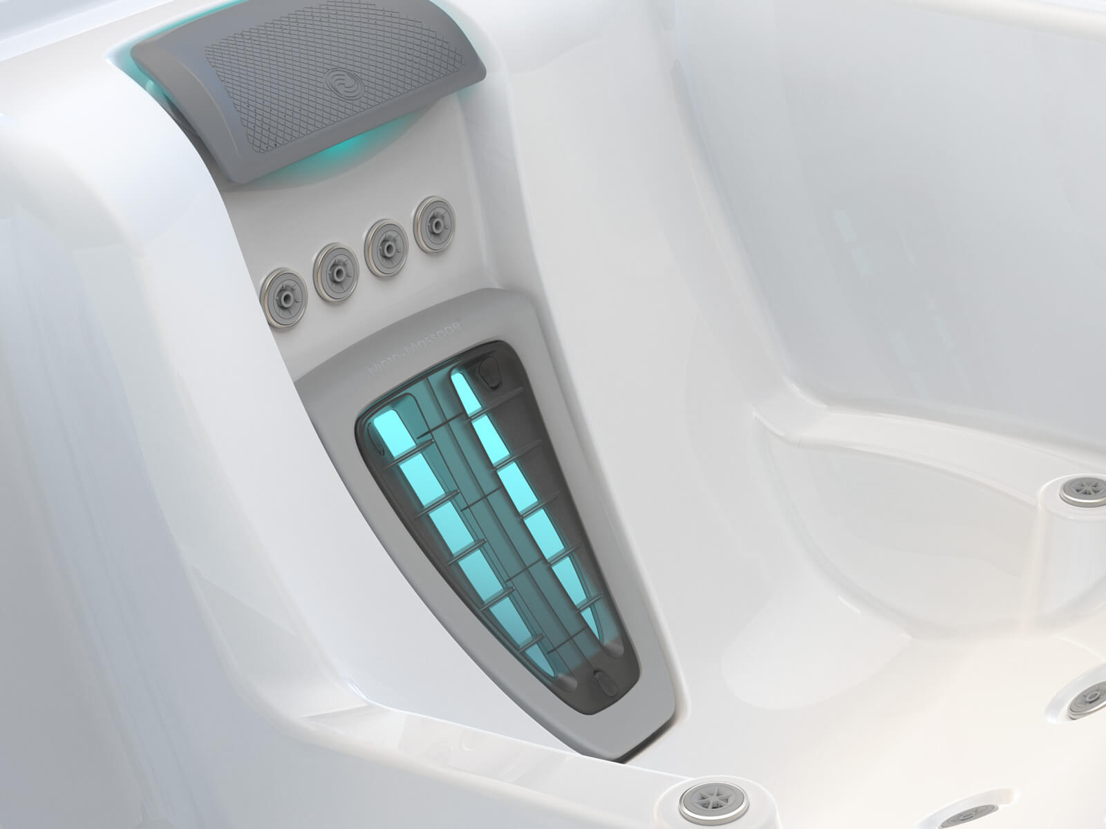 Envoy Spa Hot Tub, Highlife Collection, 5 Seats, Lounge Feature