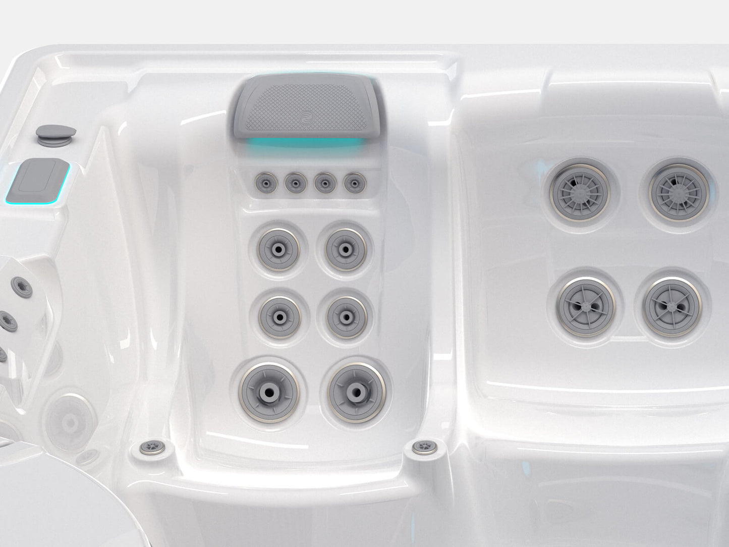 Envoy Spa Hot Tub, Highlife Collection, 5 Seats, Lounge Feature