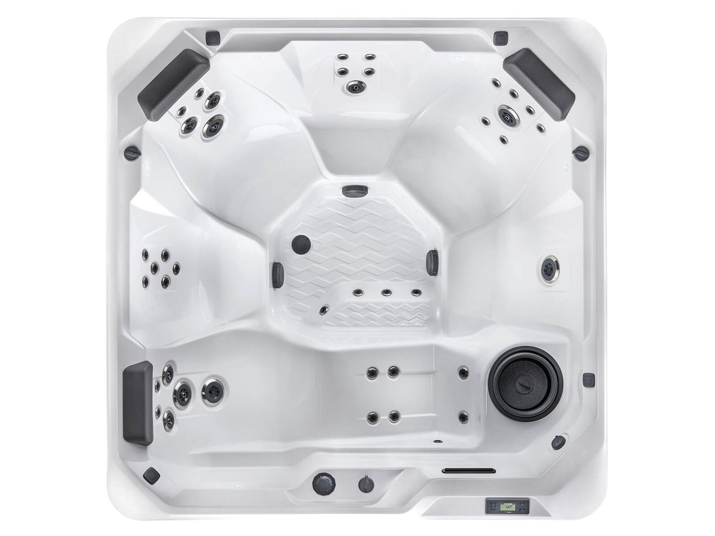 Relay Hot Tub Spa, 6 Seats with Lounge, Hot Spring Spas