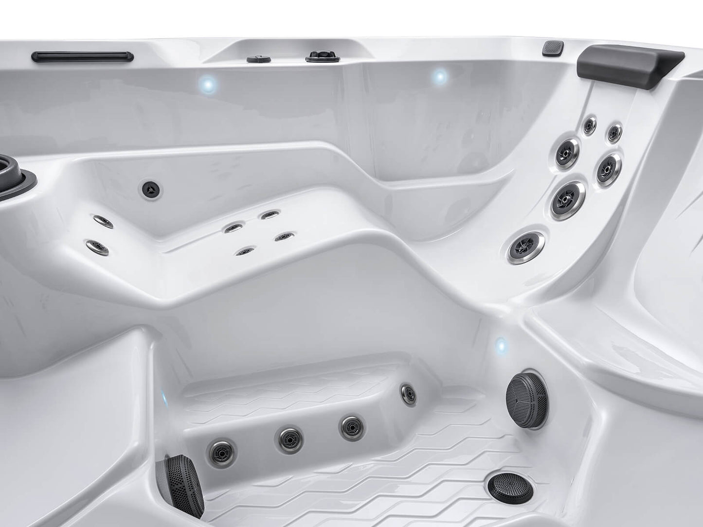 Relay Hot Tub Spa, 6 Seats with Lounge, Hot Spring Spas
