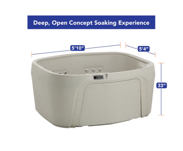 Cascina Hot Tub Spa, 4 Seats