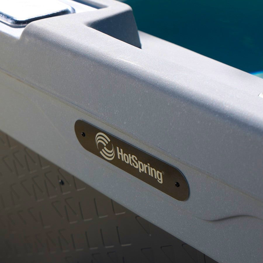 Hot Spring Spas Logo on Freeflow Spas