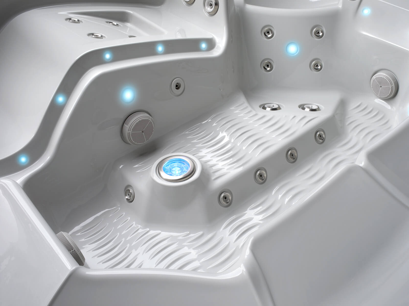 Prism Spa Hot Tub, Premium, 7 Seat, Lounge, Hot Spring Spas
