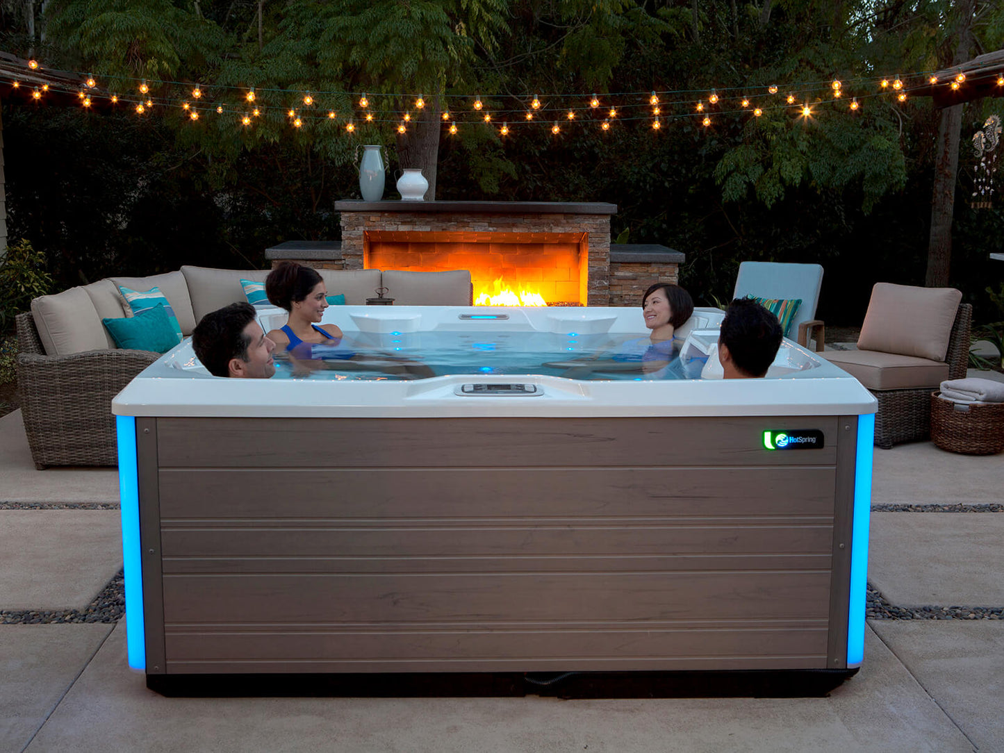Pulse Hot Tub Spa, 7 Seats, Hot Spring Spa