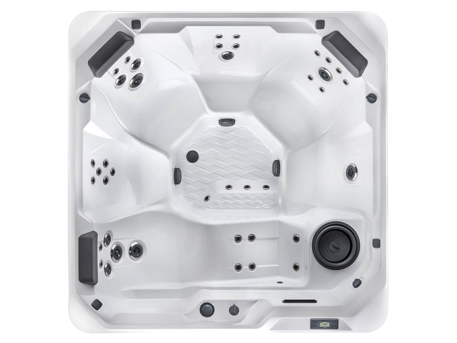 Relay Hot Tub Spa, 6 Seats with Lounge, Hot Spring Spas